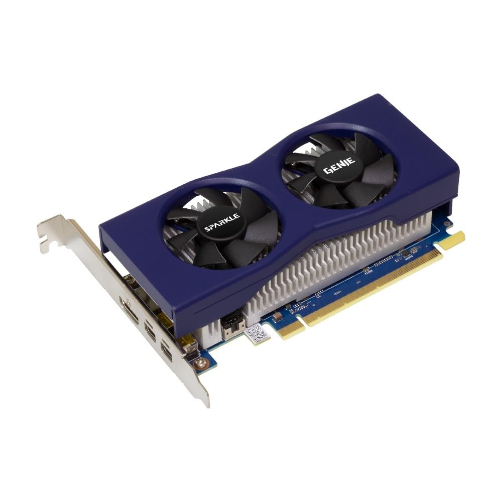 Відеокарта Sparkle SA380G-6G Intel Arc A380 Genie 6GB GDDR6 Low Profile Dual Fan Dual Slot HDMI x1 Mini DisplayPort x2, фото №4