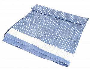 Покривало Тканина Guru-Shop Блок Single 150x200 см Синій synthetic.ua - Фото 1