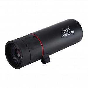 Монокуляр alomejor Mini 8x/10x стаціонарний HD Чорний - Фото 1