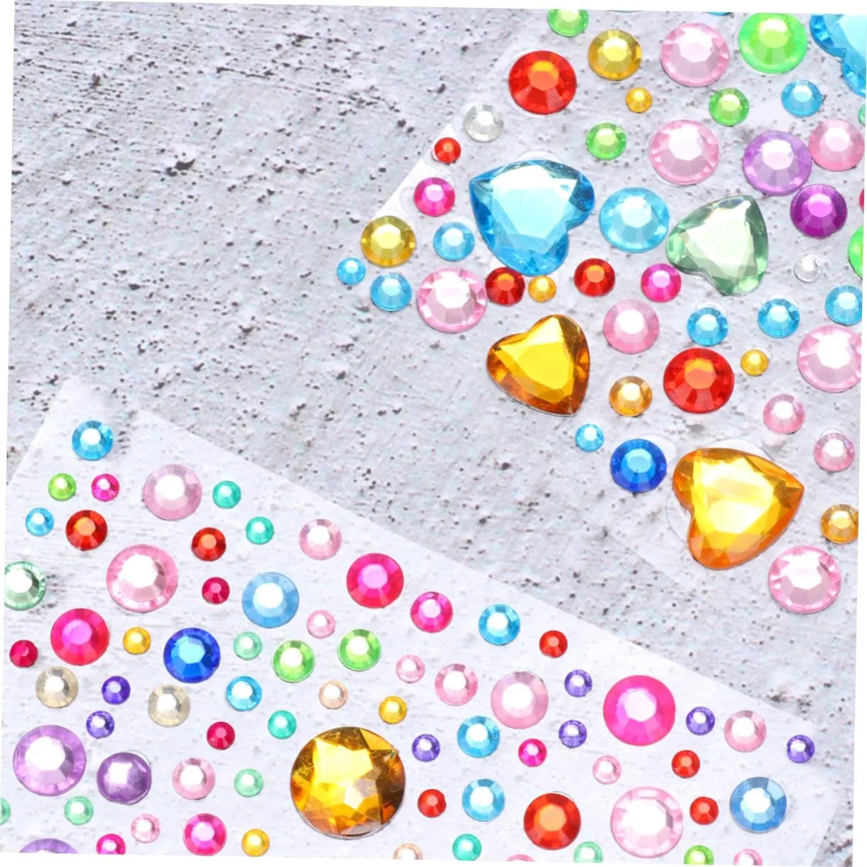 Наклейки со стразами акриловые 5 листов, фото №8