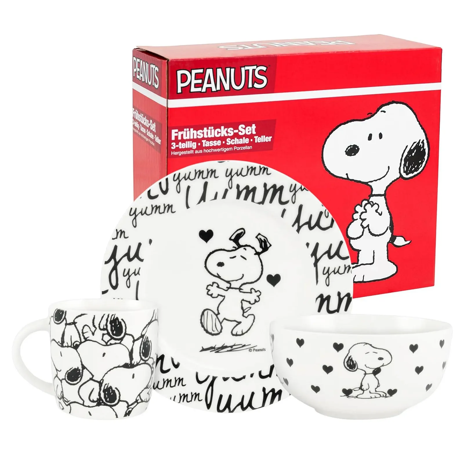 Набор посуды United Labels Peanuts Snoopy, фото №1 Набор посуды United Labels Peanuts Snoopy, фото №1