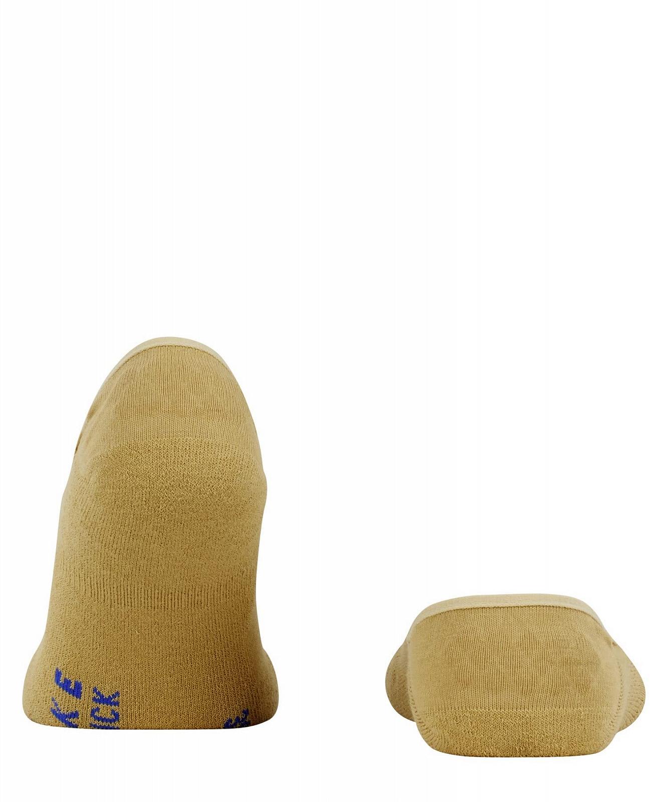 Носки FALKE Cool Kick Invisible Унисекс, дышащие, быстросохнущие, функциональный материал, легкая подкладка, плюшевая подошва, высокий вырез, охлаждающие, удобные, спортивные, плоский шов на пальцах, 1 пара, бежевый (Paper Bag 4065), фото №2