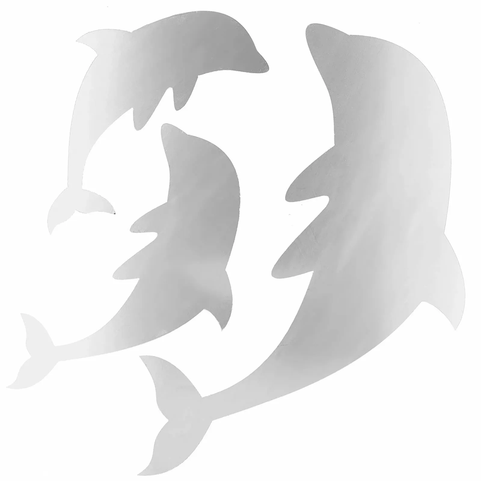 Наклейки на стіну Cute Dolphin Mirror у формі дельфінів Дзеркальні, фото №9 Наклейки на стіну Cute Dolphin Mirror у формі дельфінів Дзеркальні, фото №9