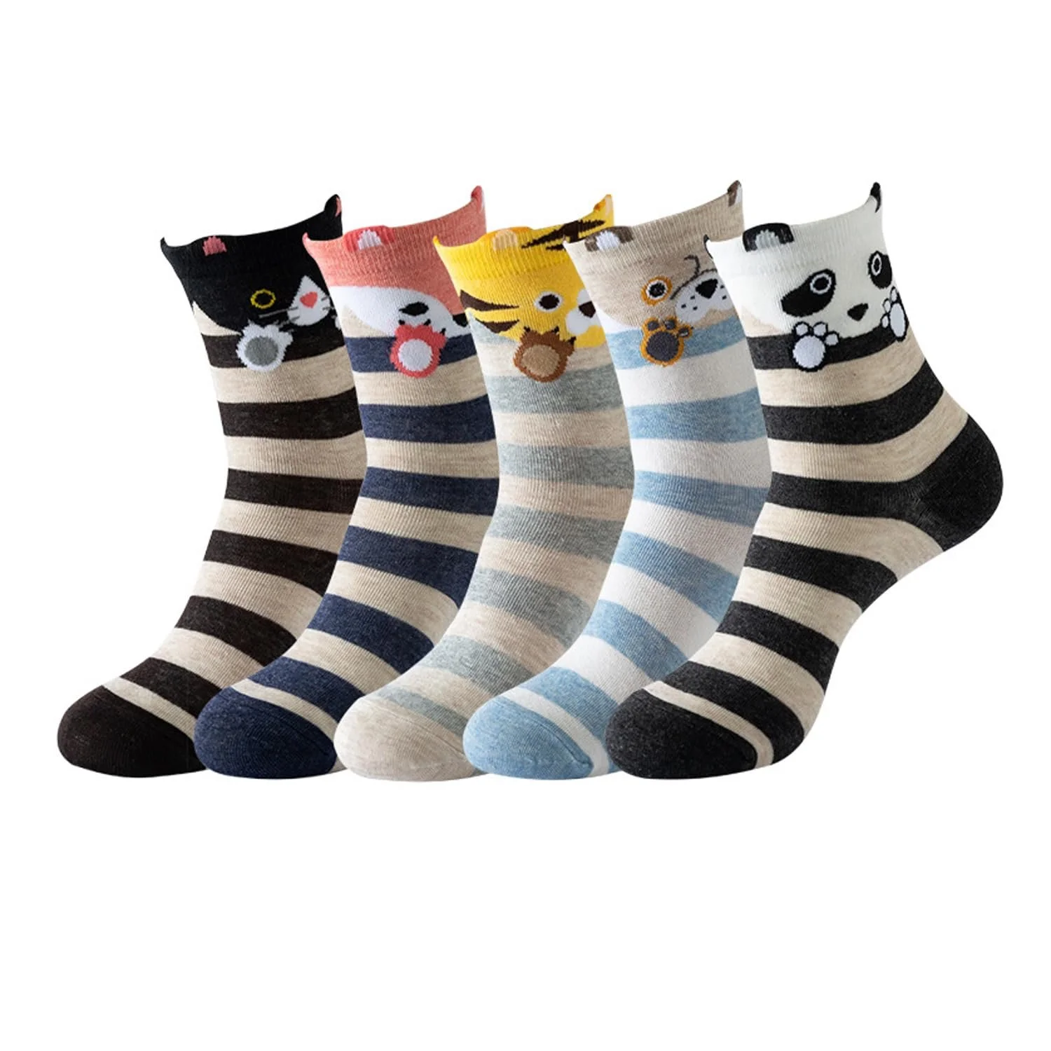 Шкарпетки з тваринами 5 пар, фото №1