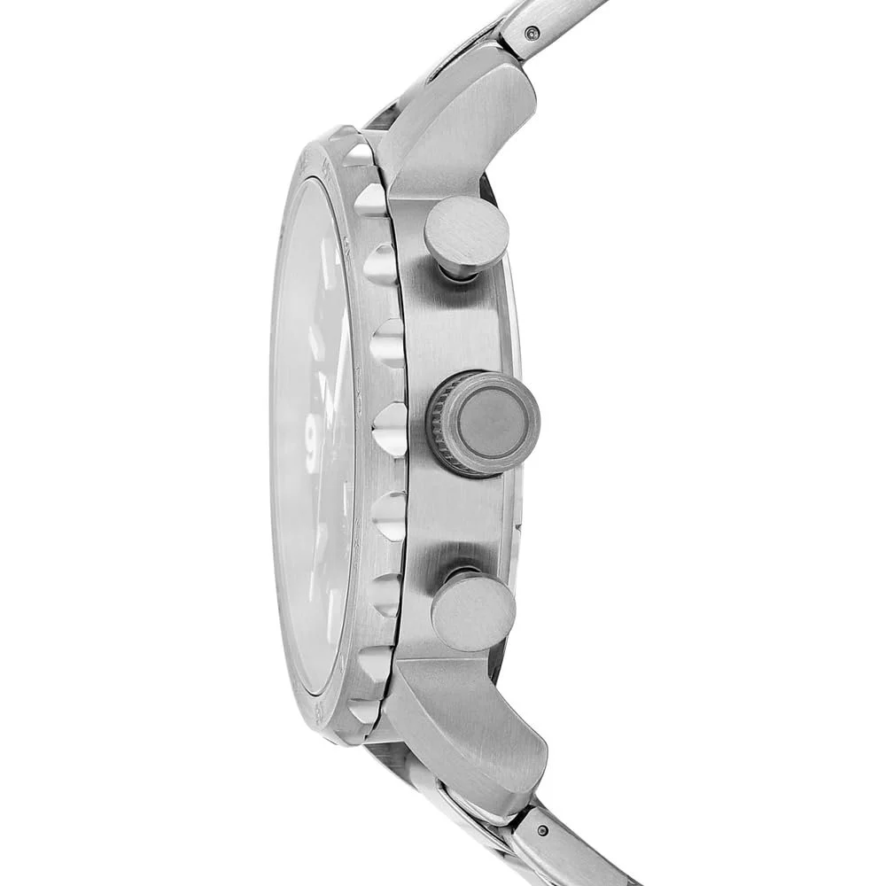 Чоловічий годинник Хронограф Fossil Nate Кварцовий механізм Сріблястий, 50 мм, фото №3 Чоловічий годинник Хронограф Fossil Nate Кварцовий механізм Сріблястий, 50 мм, фото №3