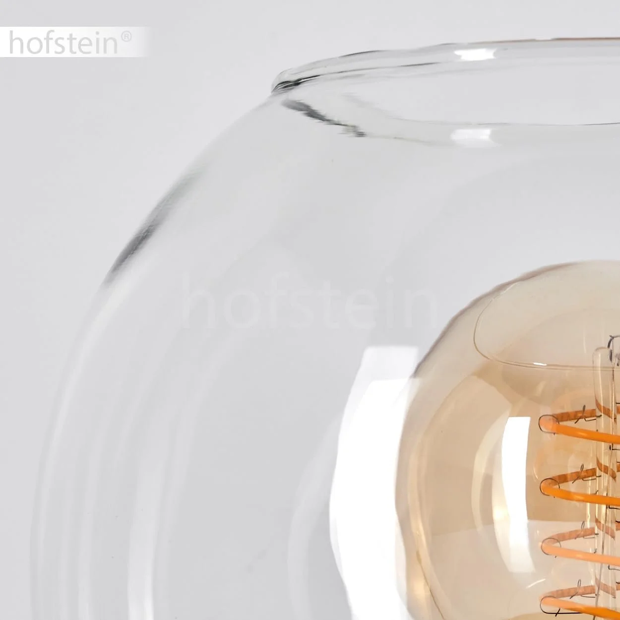 Настільна лампа Koyoto Метал/Скло 20 см E27 Чорний/Прозорий, фото №4