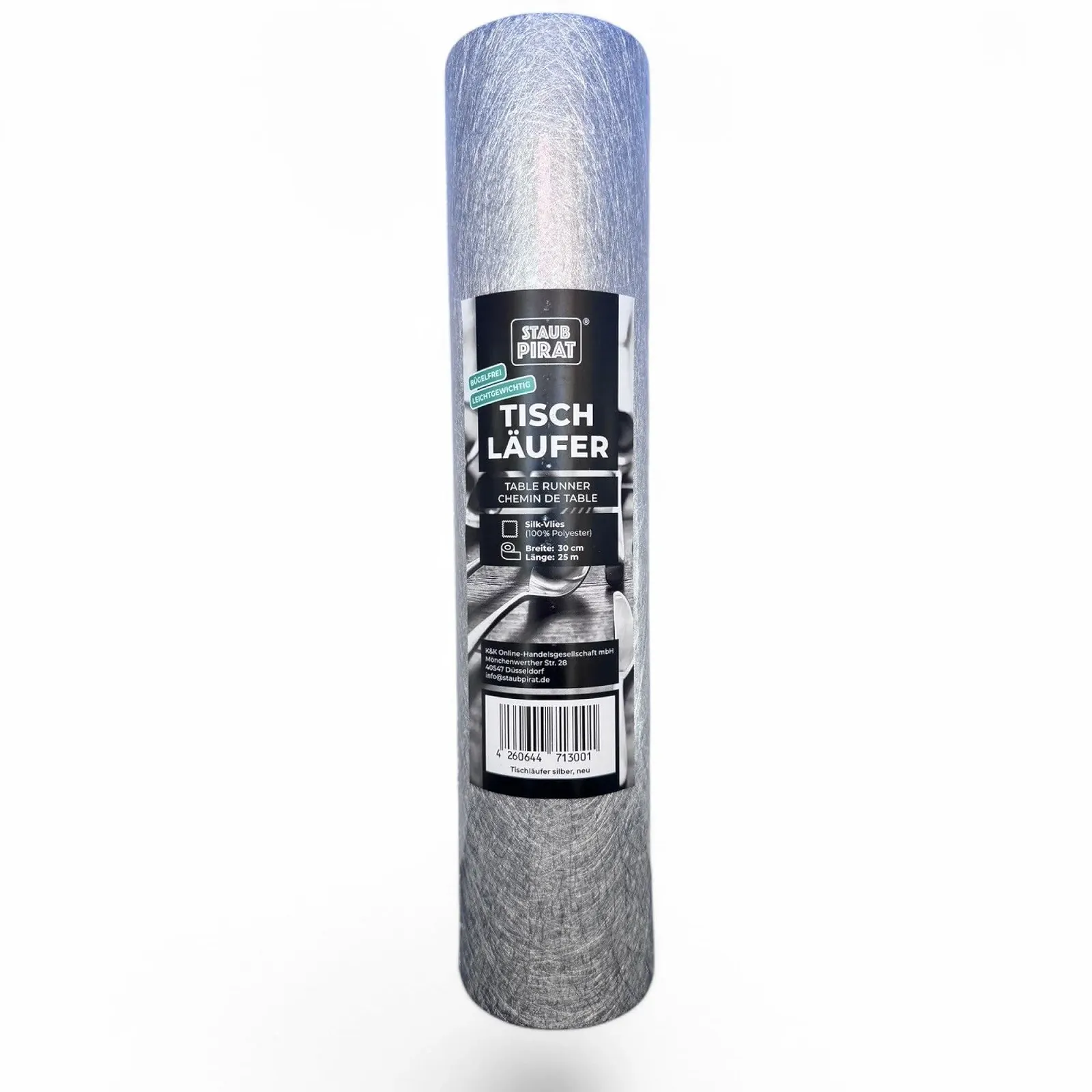 Ранер Roll Decorative Textured Fleece 30 см x 25 м Silver, фото №1 Ранер Roll Decorative Textured Fleece 30 см x 25 м Silver, фото №1
