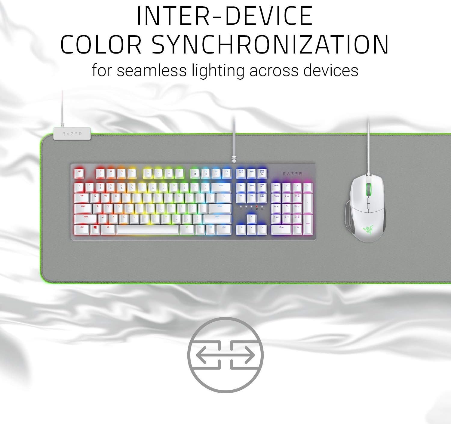 Килимок для миші Razer Goliathus Chroma Extended Mercury Speed Control (RZ02-02500314-R3M1), фото №3