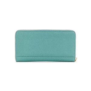 Гаманець GUESS Laurel SLG Cheque Organizer бірюзовий - Фото 1