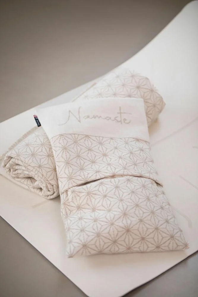 Покривало для йоги David Fussenegger Nova Namasté 180 x 145 см Сирий Білий, фото №5