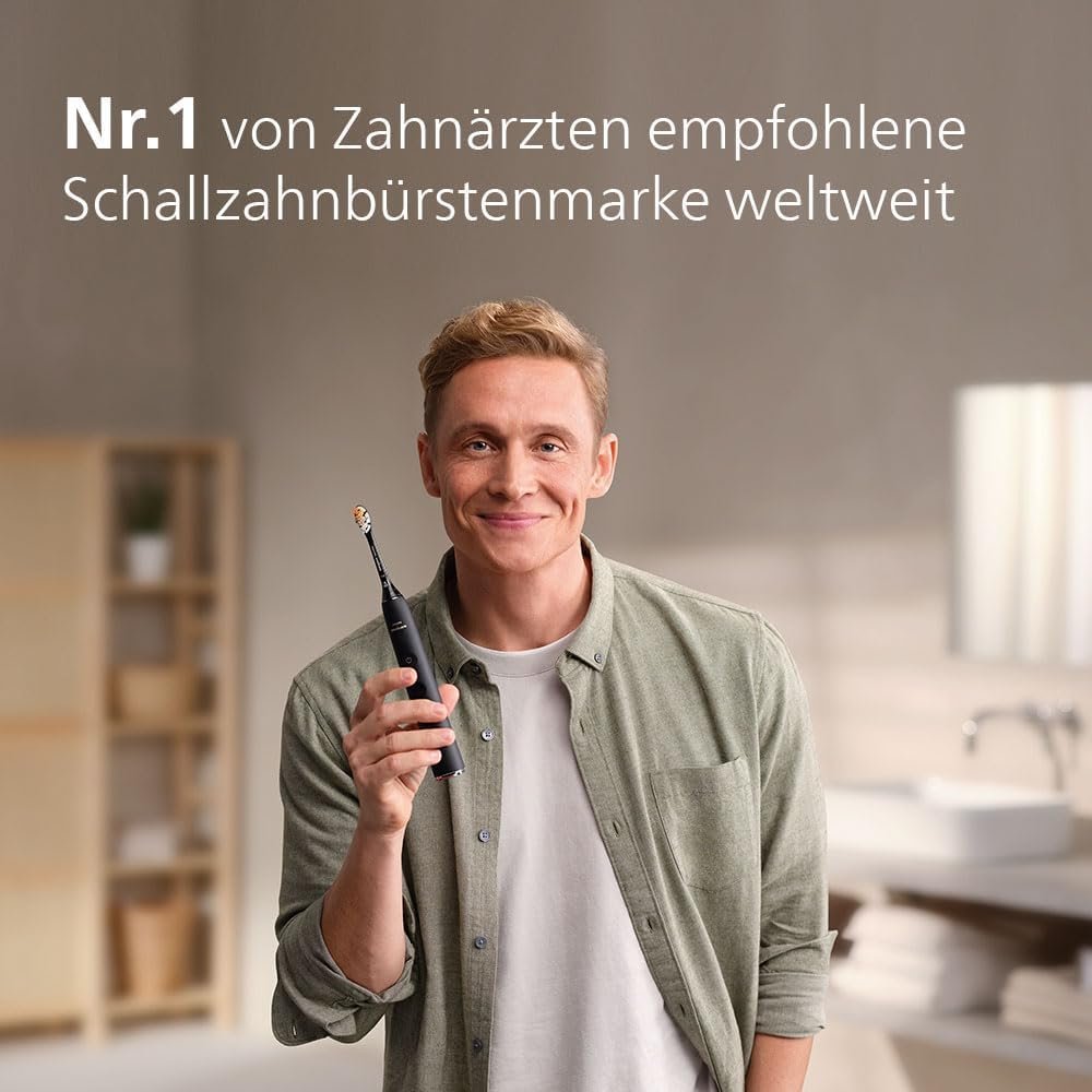 Зубная электрощетка Philips Sonicare DiamondClean 9000 HX9911/94, розовая, фото №3