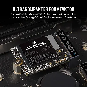 SSD-накопичувач Corsair MP600 MINI 1TB M.2 2230 NVMe PCIe x4 Gen4 Black synthetic.ua - Фото 1