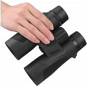 Бінокль Telescope 10x42 для дорослих дітей водонепроникні компактні з нічним у низькому освітленні BAK56 Prism FMC Optics для спостереження за птахами - Фото 1