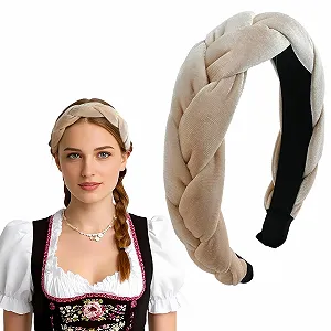 Обруч Бархатный Dirndl Плетеный - Фото 1