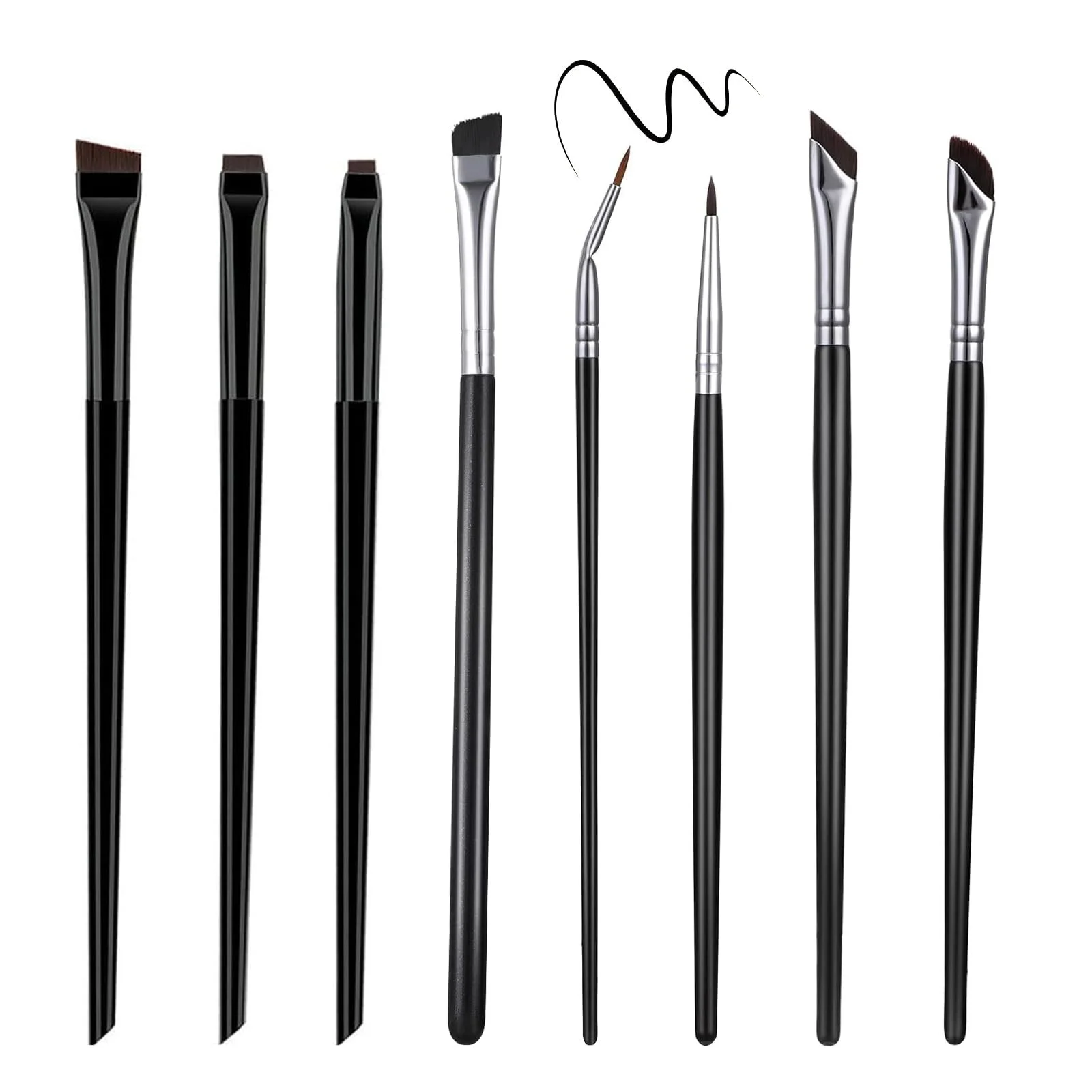Набір пензлів для підводки SWYSGS 8 Pieces, фото №1 Набір пензлів для підводки SWYSGS 8 Pieces, фото №1