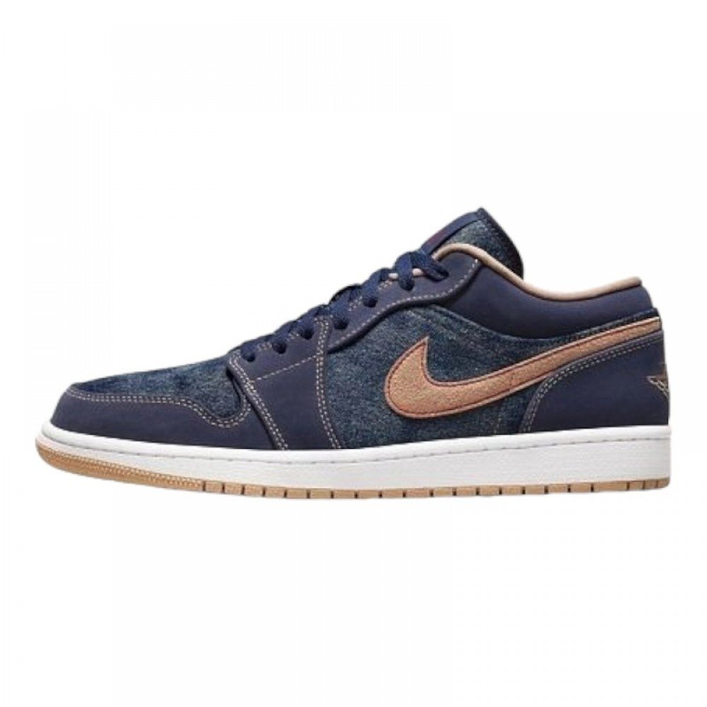 Кросівки Jordan 1 Low SE Denim 40.5, фото №1