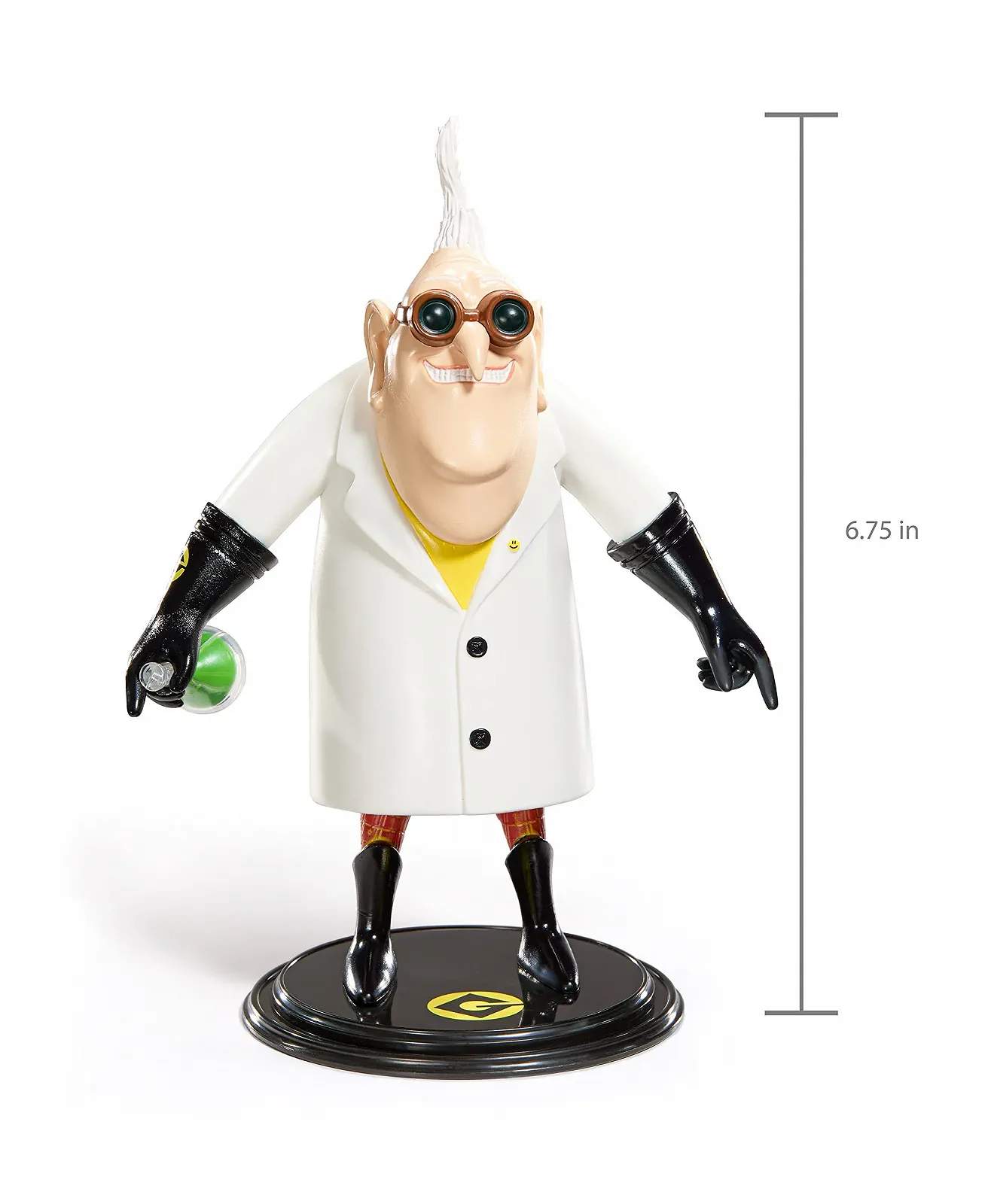 Колекційна фігурка BendyFigs The Noble Collection Minions Dr Nefario 18.5 см, фото №6