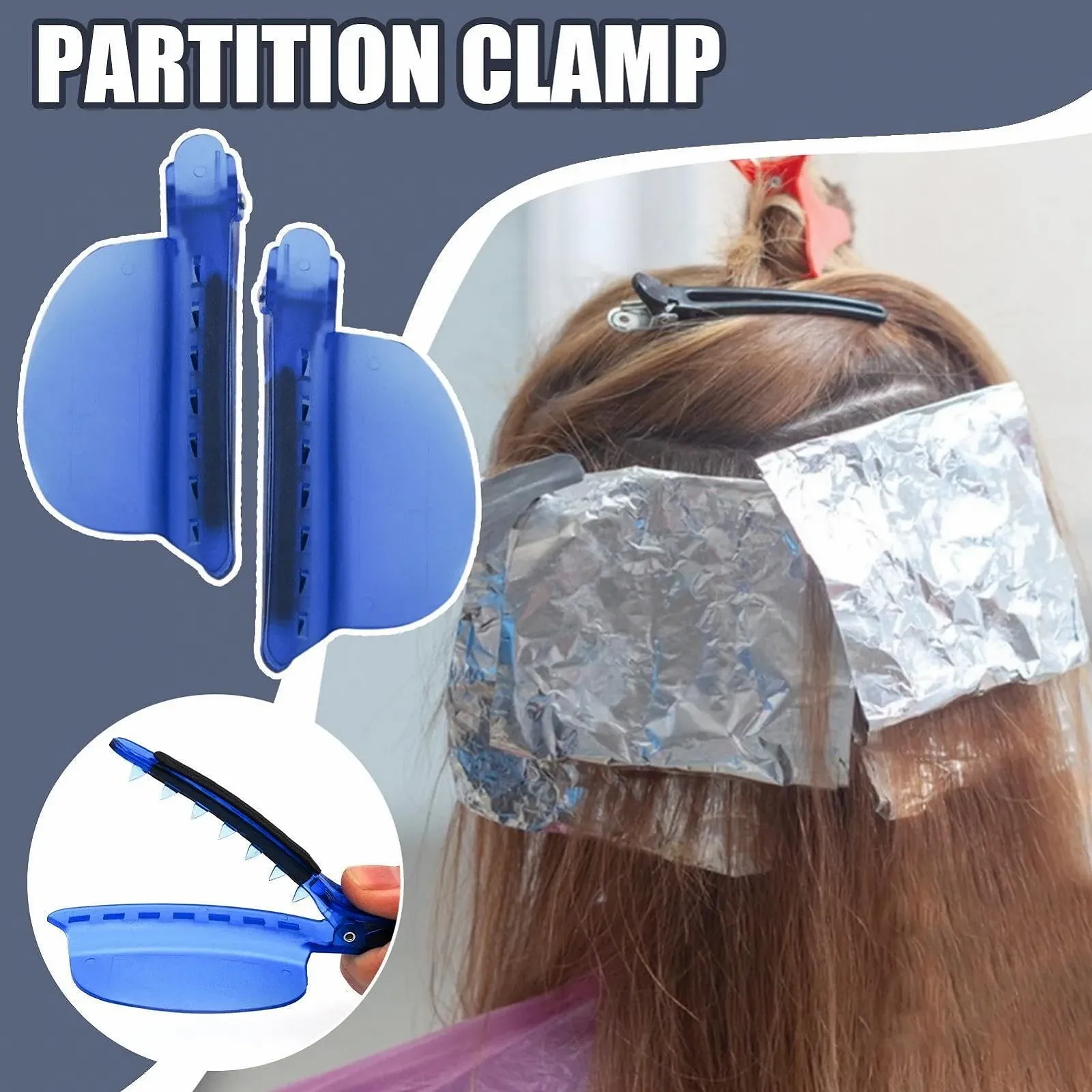 Заколка Acunny для волос, теплоизоляционные, набор из двух штук для быстрого наращивания и мелирования волос, фото №2