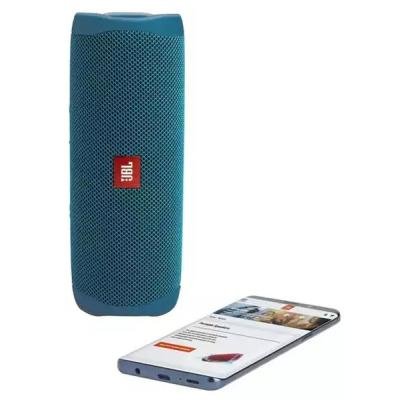Акустическая система JBL Flip 5 Eco Edition Ocean Blue (JBLFLIP5ECOBLU), фото №2