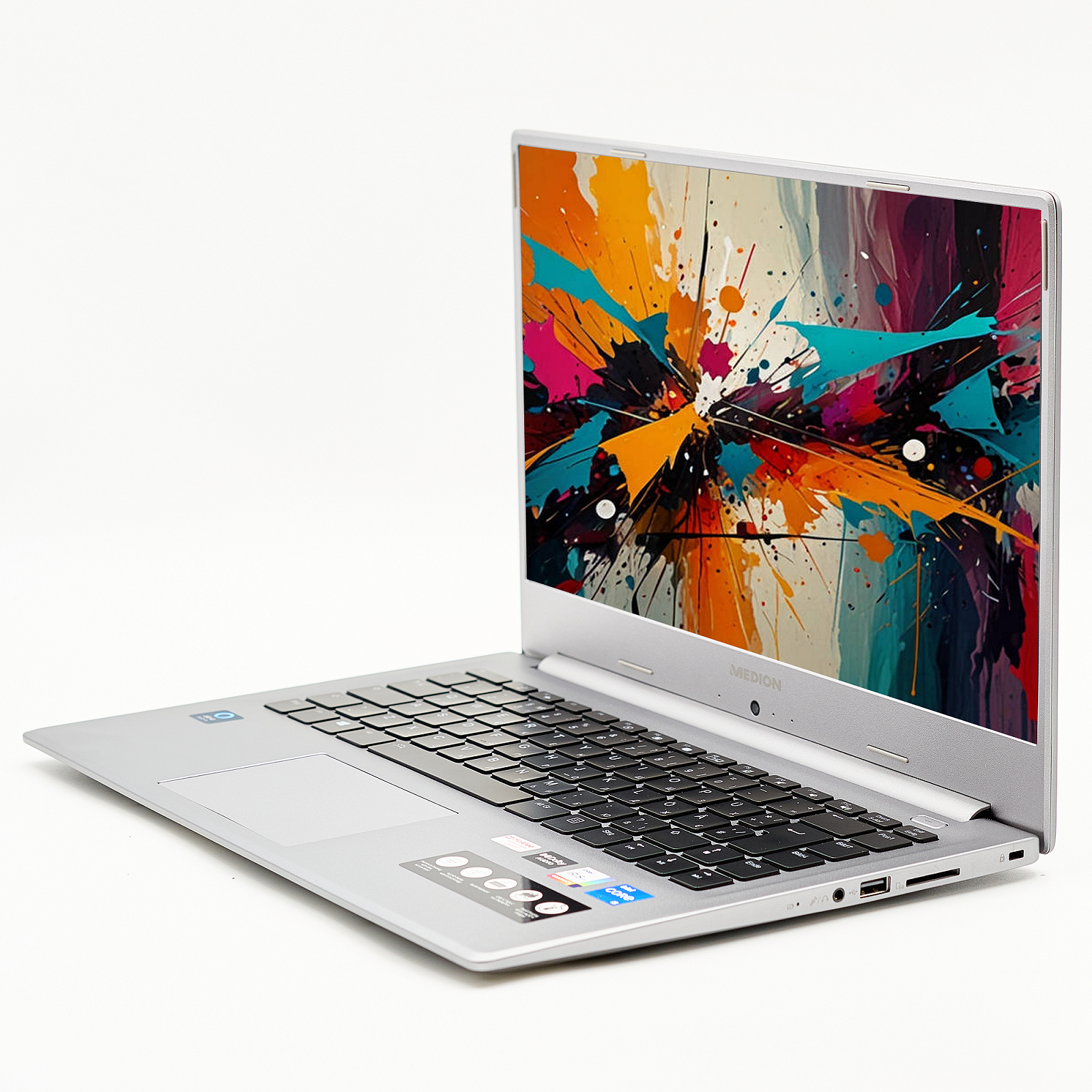 Ноутбук Medion Akoya S15449 Intel Core i5-1135G7 8 ГБ RAM 256 ГБ SSD Intel Iris Xe Graphics Металл, фото №4