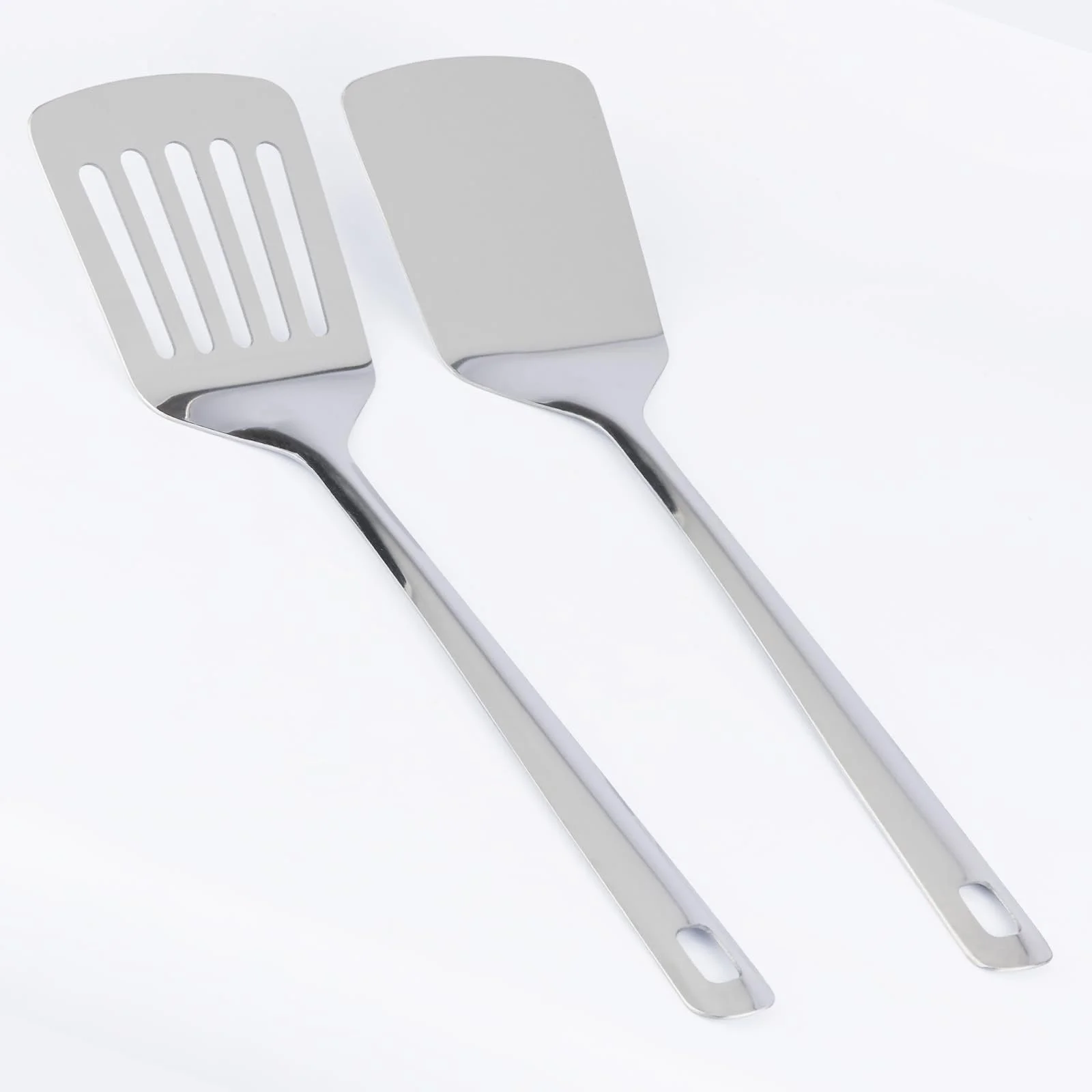 Набор лопаток Stainless Steel из нержавеющей стали 2 шт., фото №1