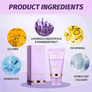 Нічна маска Collagen, упаковка з 2 шт. Маска Collagen Wrapping, нічна маска-плівка для обличчя synthetic.ua - Фото 1