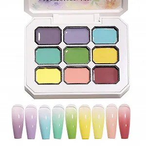 Гель-краска для ногтей, быстросохнущий красочный гель для рисования, палитра инструментов для моделирования, гель для моделирования формы - Фото 1