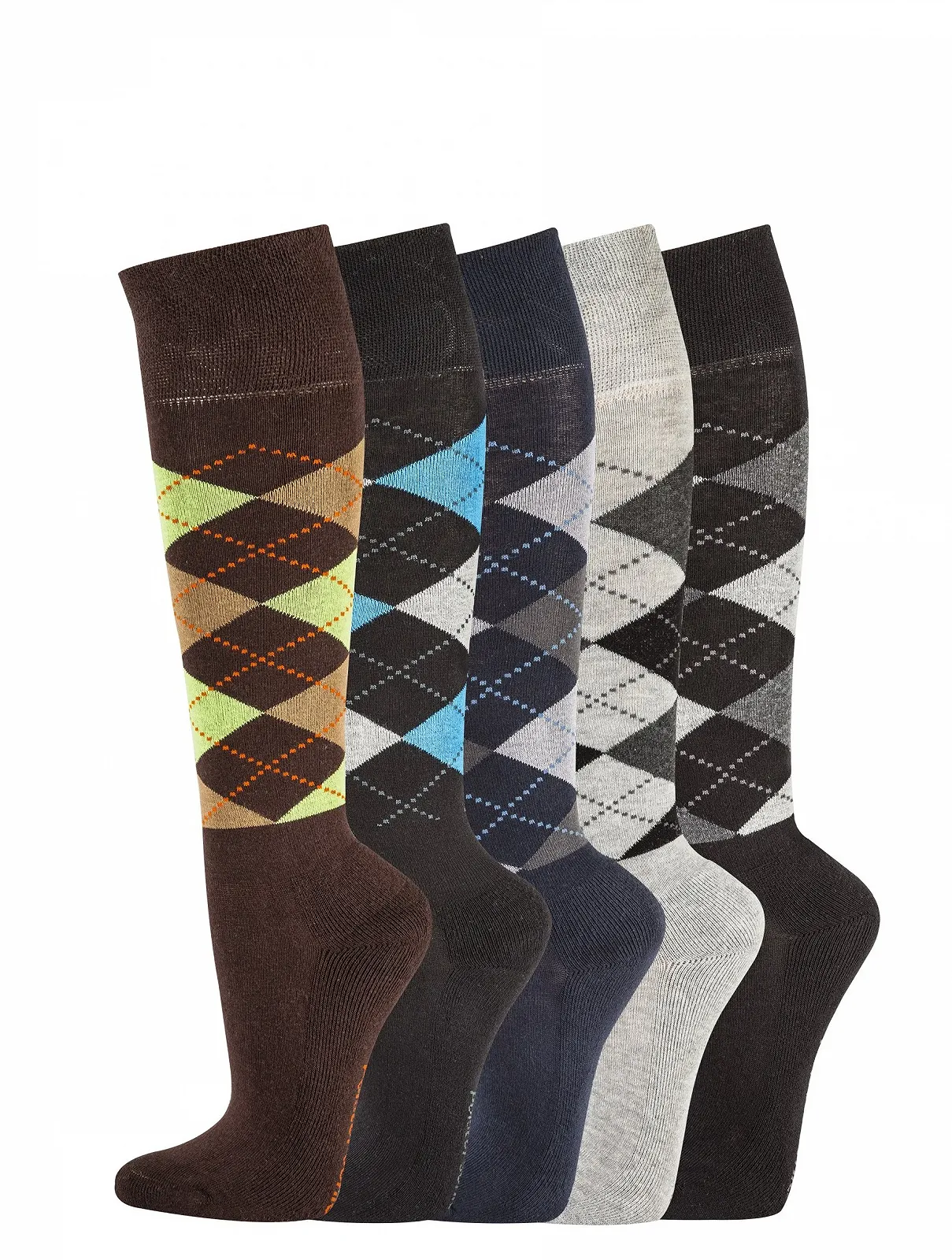 Гольфи TippTexx24 Клітинка Коричневий з зеленим, розмір: 31/34, фото №1 Гольфи TippTexx24 Клітинка Коричневий з зеленим, розмір: 31/34, фото №1