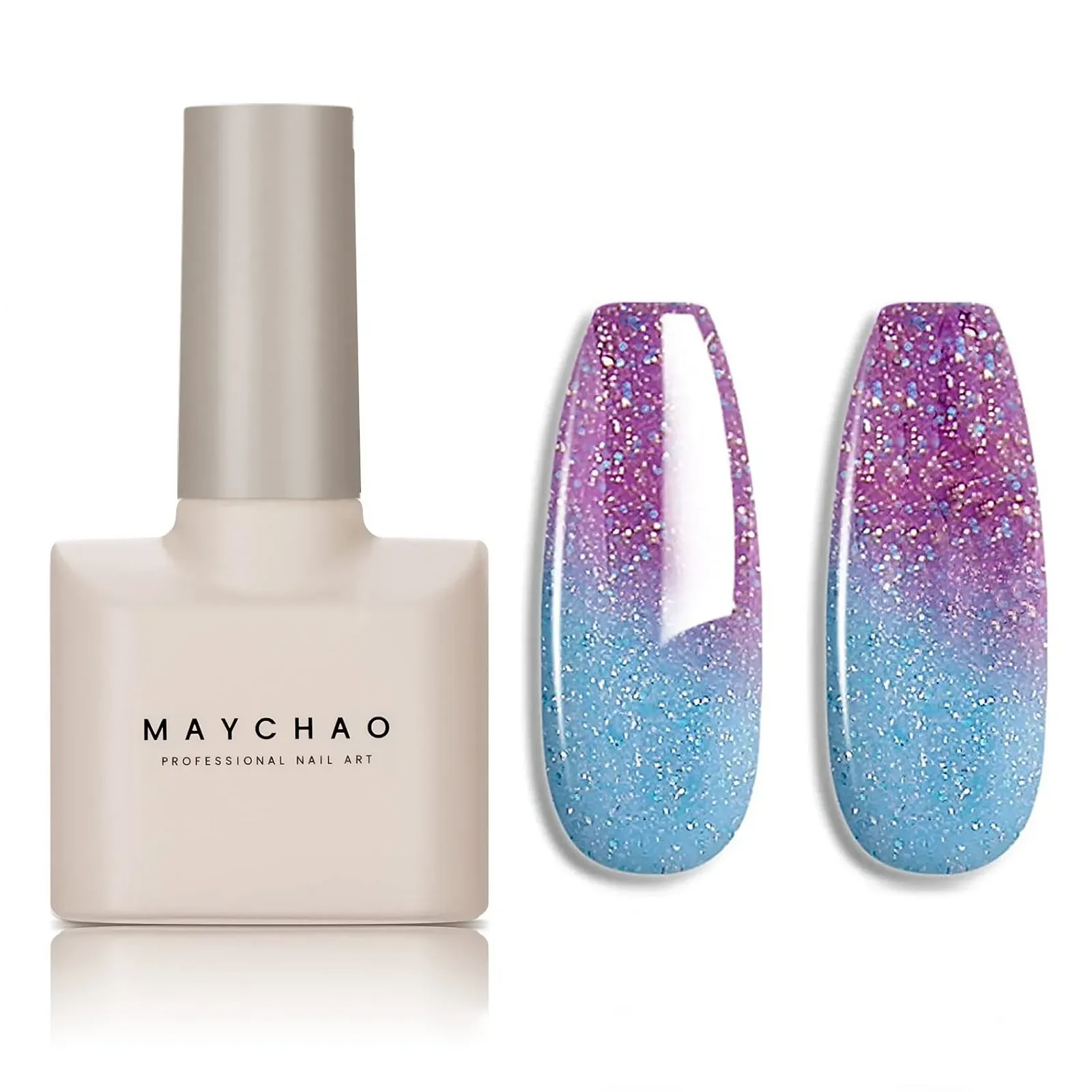 Гель-лак MAYCHAO Меняющий Цвет От Фиолетового к Синему, фото №1