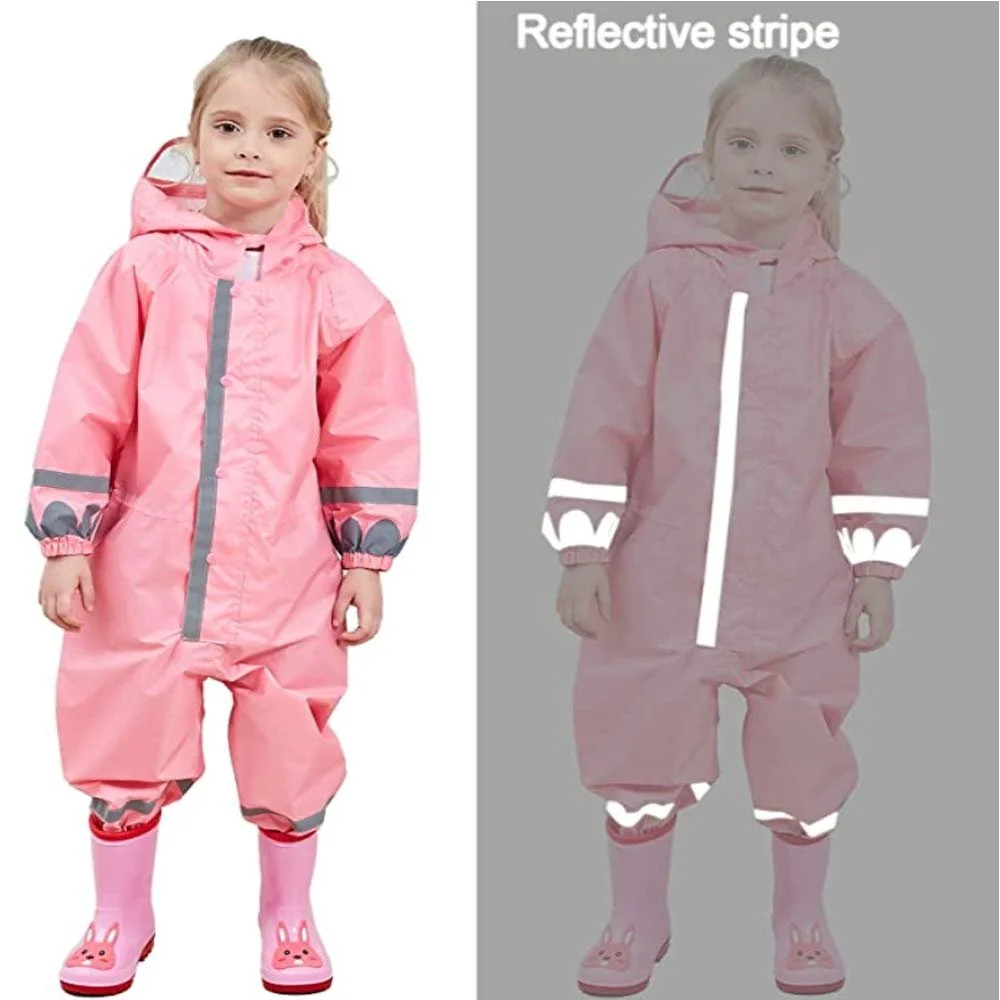 Дощовий костюм JinBei для дівчат і хлопчиків, водонепроникний дихаючий брудозахисний костюм, фото №6