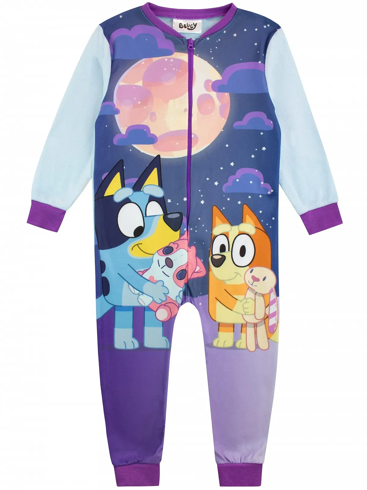 Піжама BlueY Блакитний Фіолетовий One Size Мультяшні Штани Дитячі Унісекс Блуі та Бінго, фото №1 Піжама BlueY Блакитний Фіолетовий One Size Мультяшні Штани Дитячі Унісекс Блуі та Бінго, фото №1