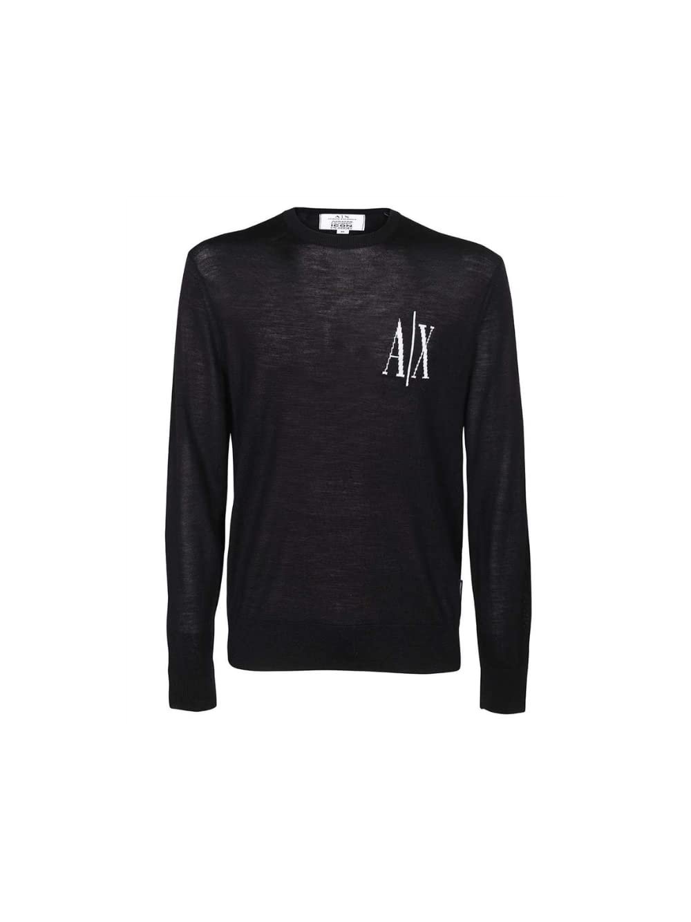 Джемпер Armani Exchange Icon Project Круглий Виріз Вовна Мериноса Чоловічий, фото №1