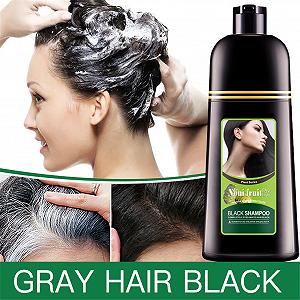 Шампунь для волос Organic Natural Fast Black Hair Colour 500 мл synthetic.ua - Фото 1
