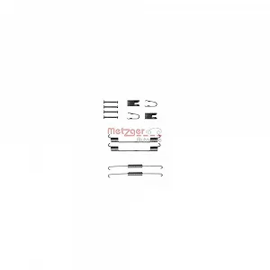 Монтажный комплект тормозных колодок METZGER 105-0781 задний мост - Фото 1