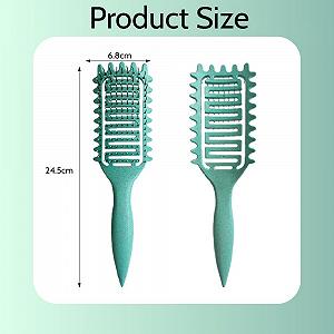 Щітка для укладання волосся з щетиною кабана Define Styling Brush Зелена synthetic.ua - Фото 1