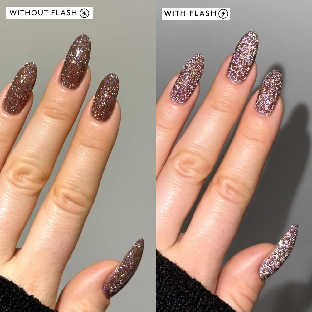 Гель-лак Mylee Spotlight Bugsy, світловідбивний, коричневий, 10 мл, фото №5