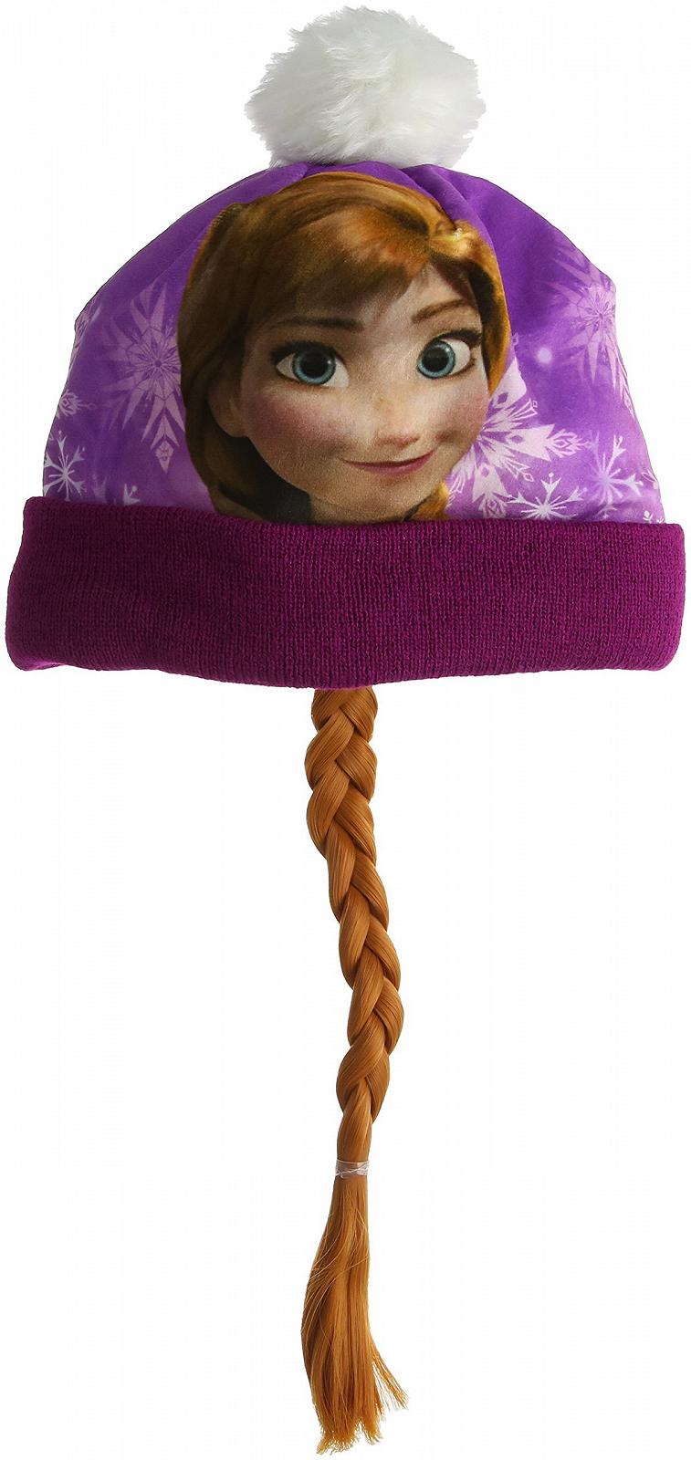 Шапка Disney Frozen для девочки с хвостиком, фото №1 Шапка Disney Frozen для девочки с хвостиком, фото №1