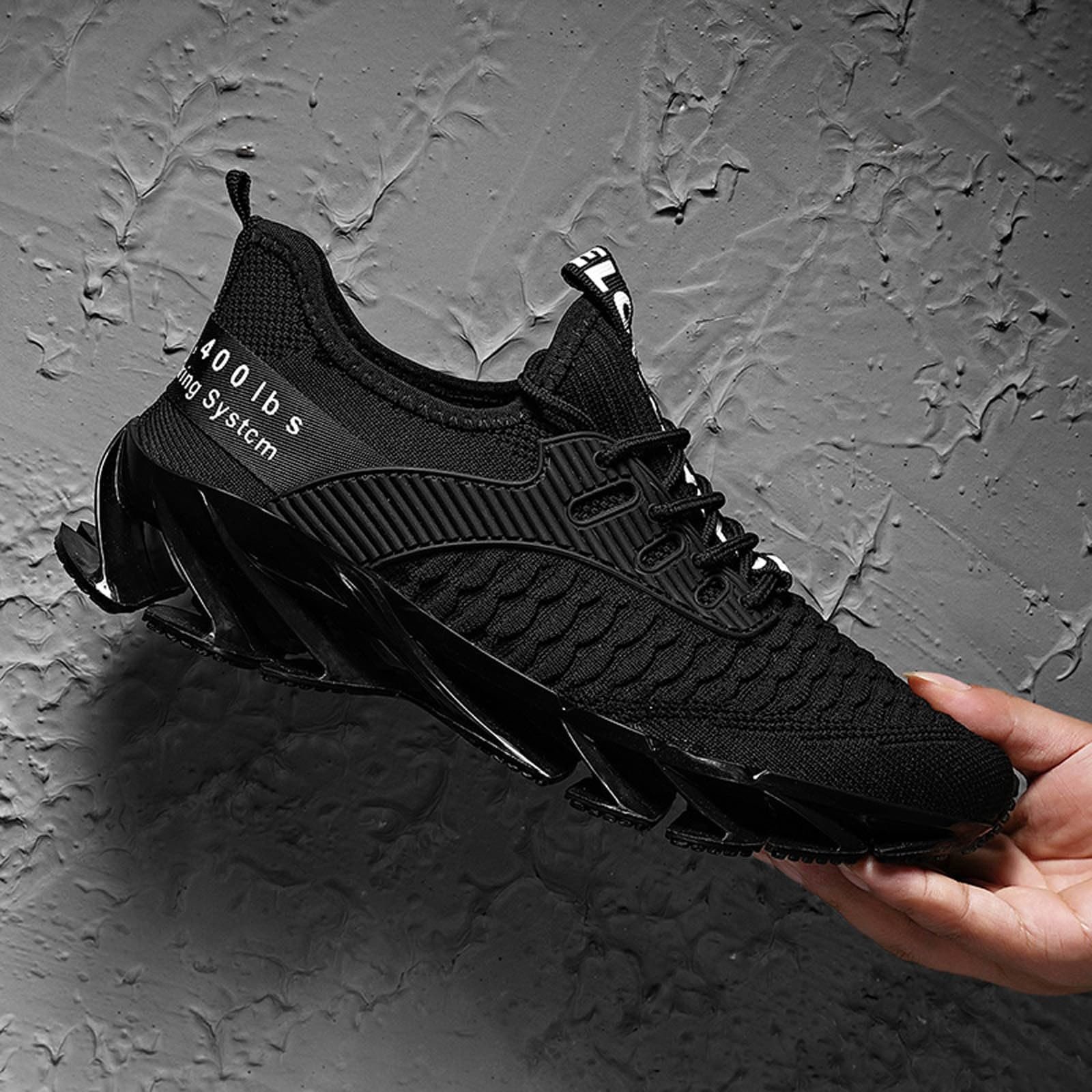 Кросівки Famzuneu Спортивні Чорно-білі, фото №4