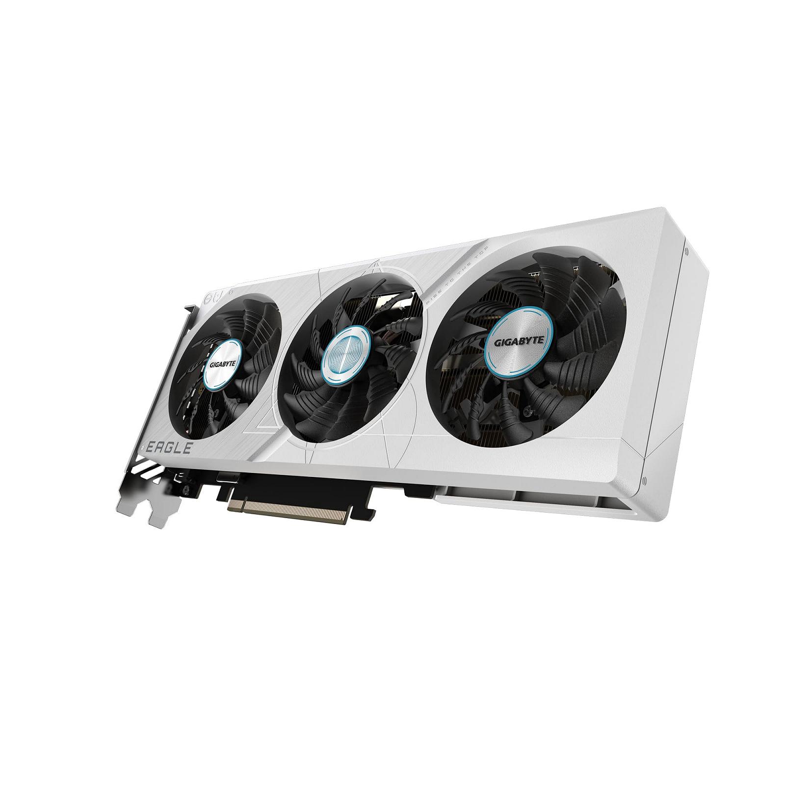 Gigabyte GeForce RTX 4060 Ti Eagle OC 8G 3 вентилятора WINDFORCE 8 ГБ 128-бит GDDR6 GV-N406TEAGLEOC-8GD, фото №5
