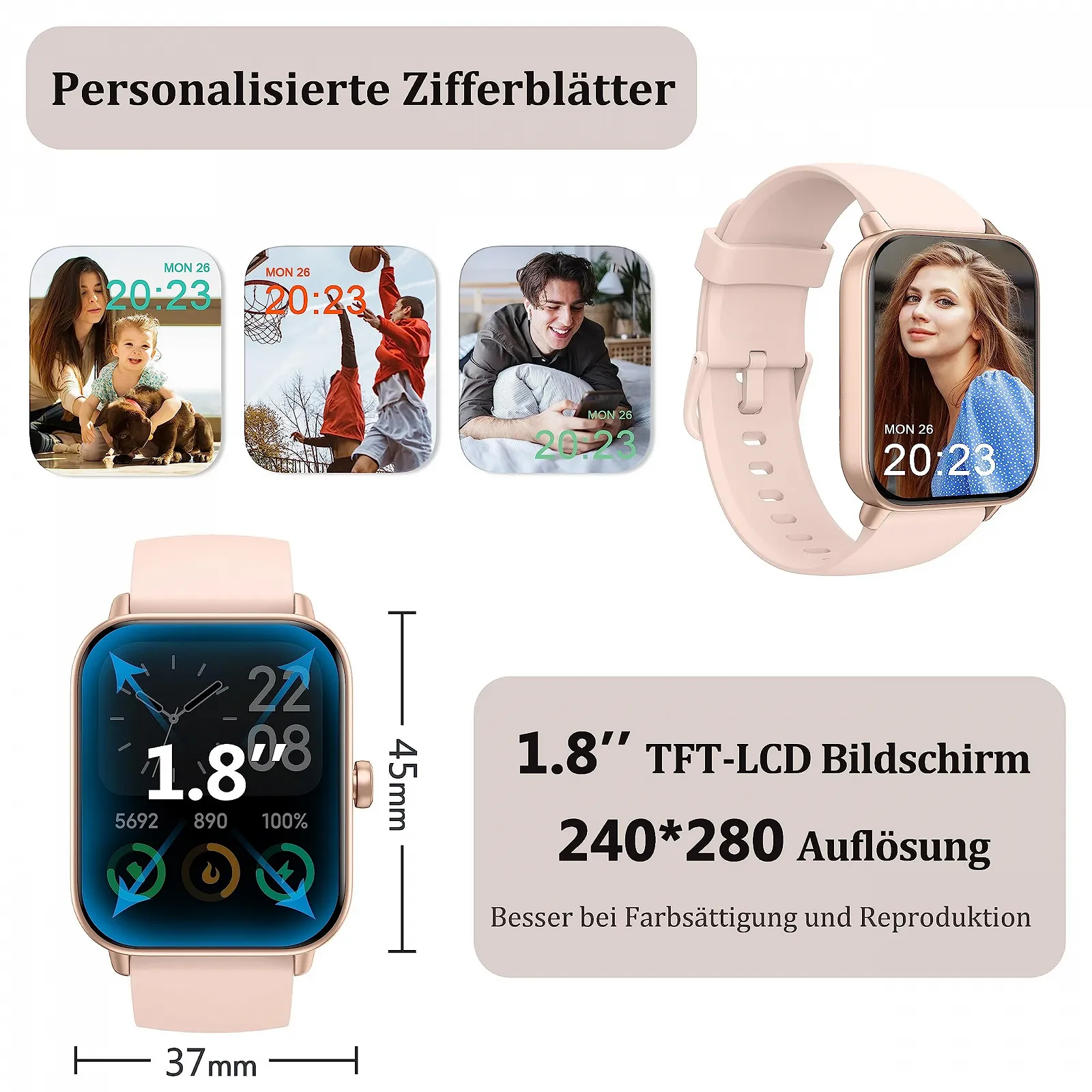 Смарт-годинник KALINCO для чоловіків та жінок, фото №7