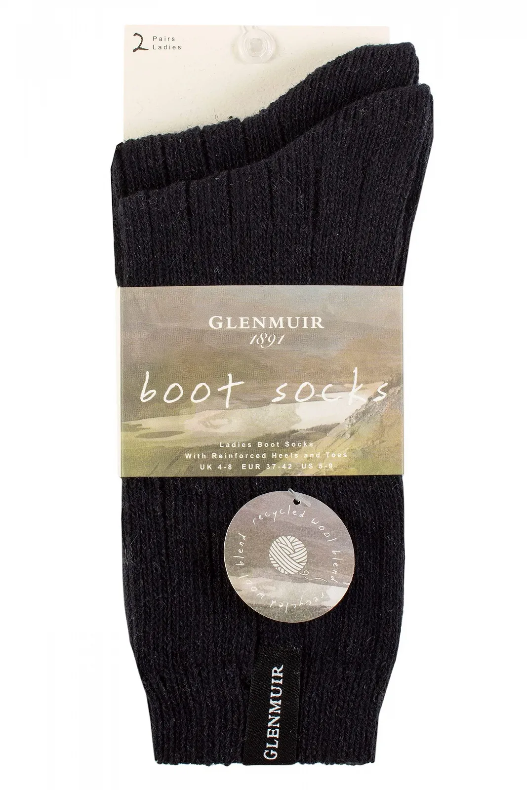 Носки Гетры GLENMUIR Classic, 2 пары, темно-синие, фото №2 Носки Гетры GLENMUIR Classic, 2 пары, темно-синие, фото №2