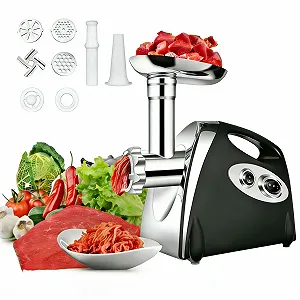 Купить Мясорубка электрическая 2800 Вт 3 решетки Черный - Фото 1 Мясорубка электрическая 2800 Вт 3 решетки Черный - Фото 1