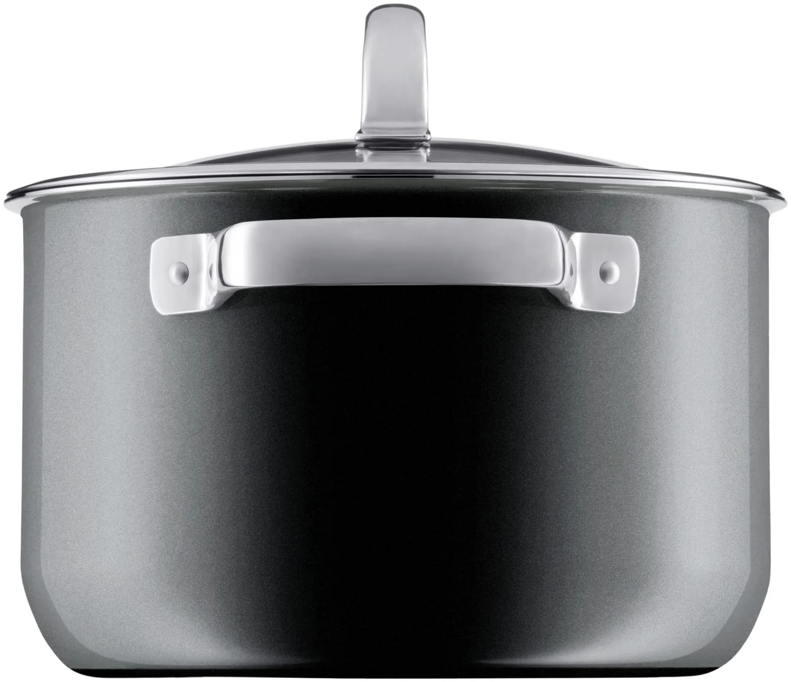 Каструля WMF Fusiontec Mineral 20 см 3,7 л зі скляною кришкою керамічна стійка до подряпин Сіра, фото №3