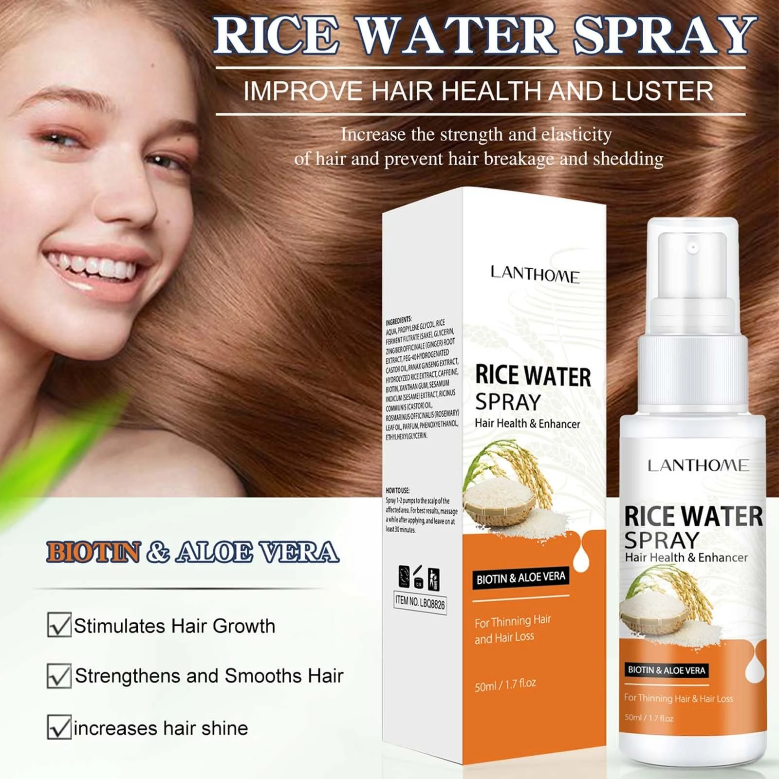 Спрей для росту волосся, Сироватка для росту волосся, фото №2