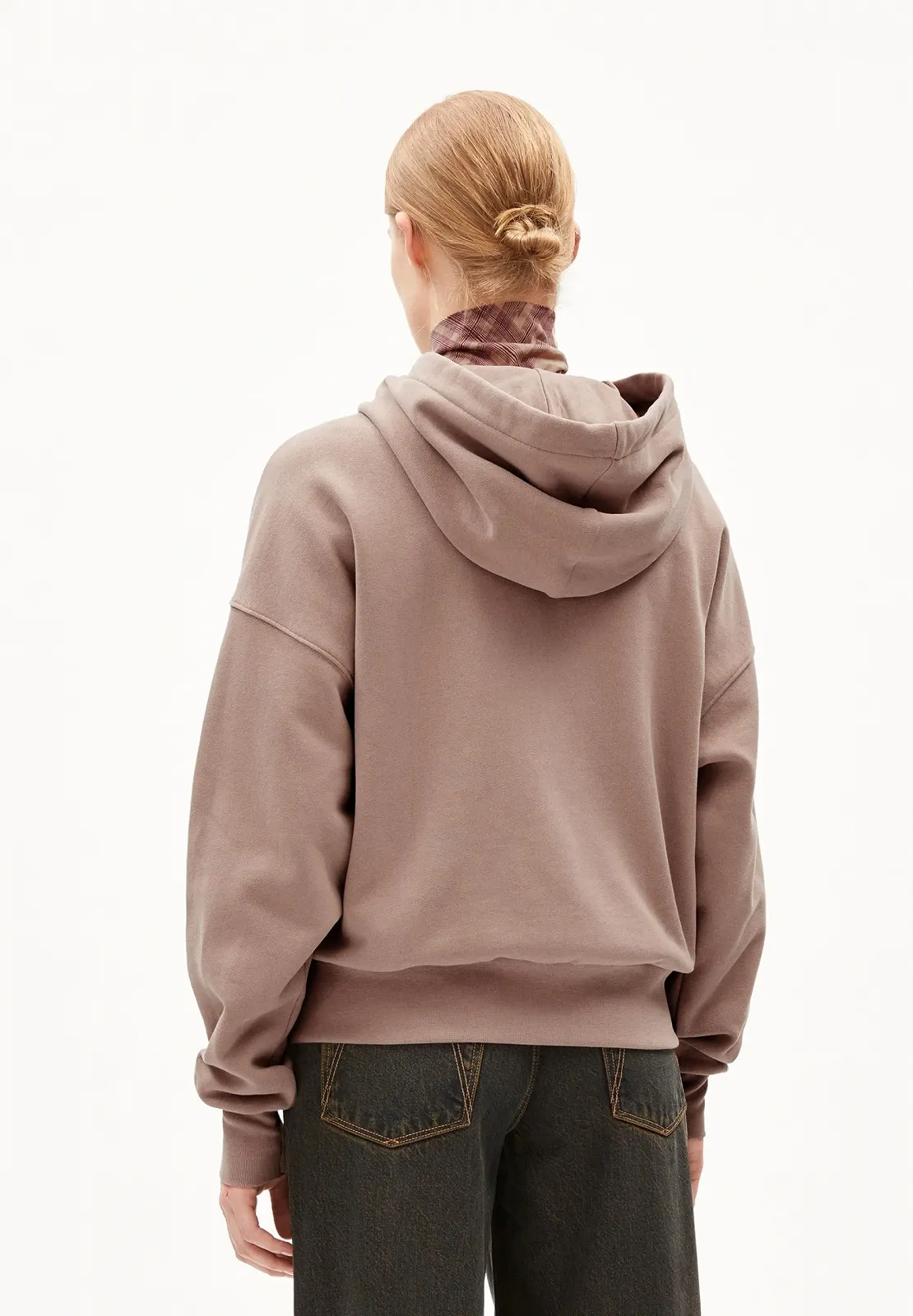 Жіноча кофта на блискавці ARMEDANGELS NIDORINAA з круглим вирізом, фото №3