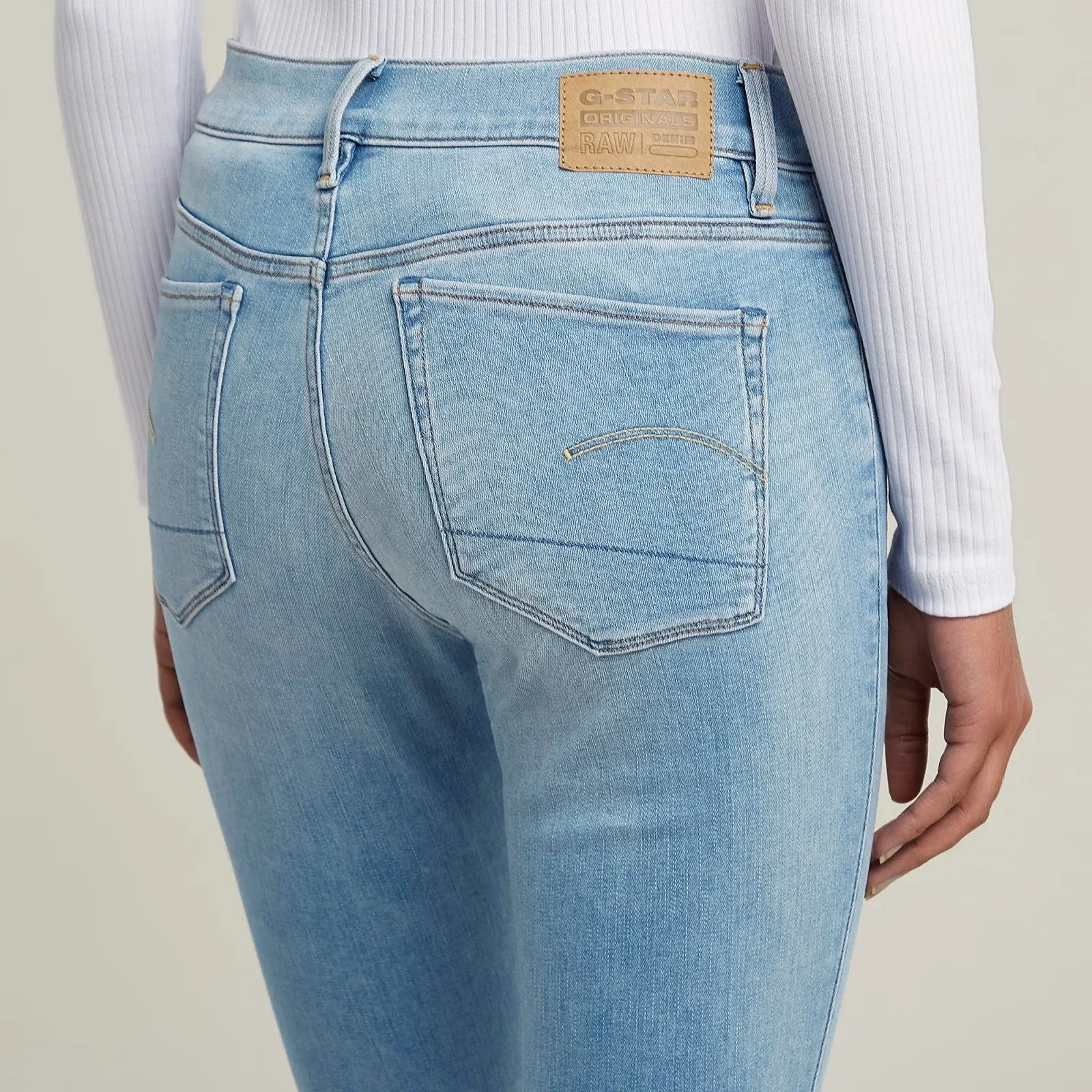 Женские джинси G‑STAR RAW 3301 Mid Skinny Elto Superstretch - 29, фото №5 Женские джинси G‑STAR RAW 3301 Mid Skinny Elto Superstretch - 29, фото №5