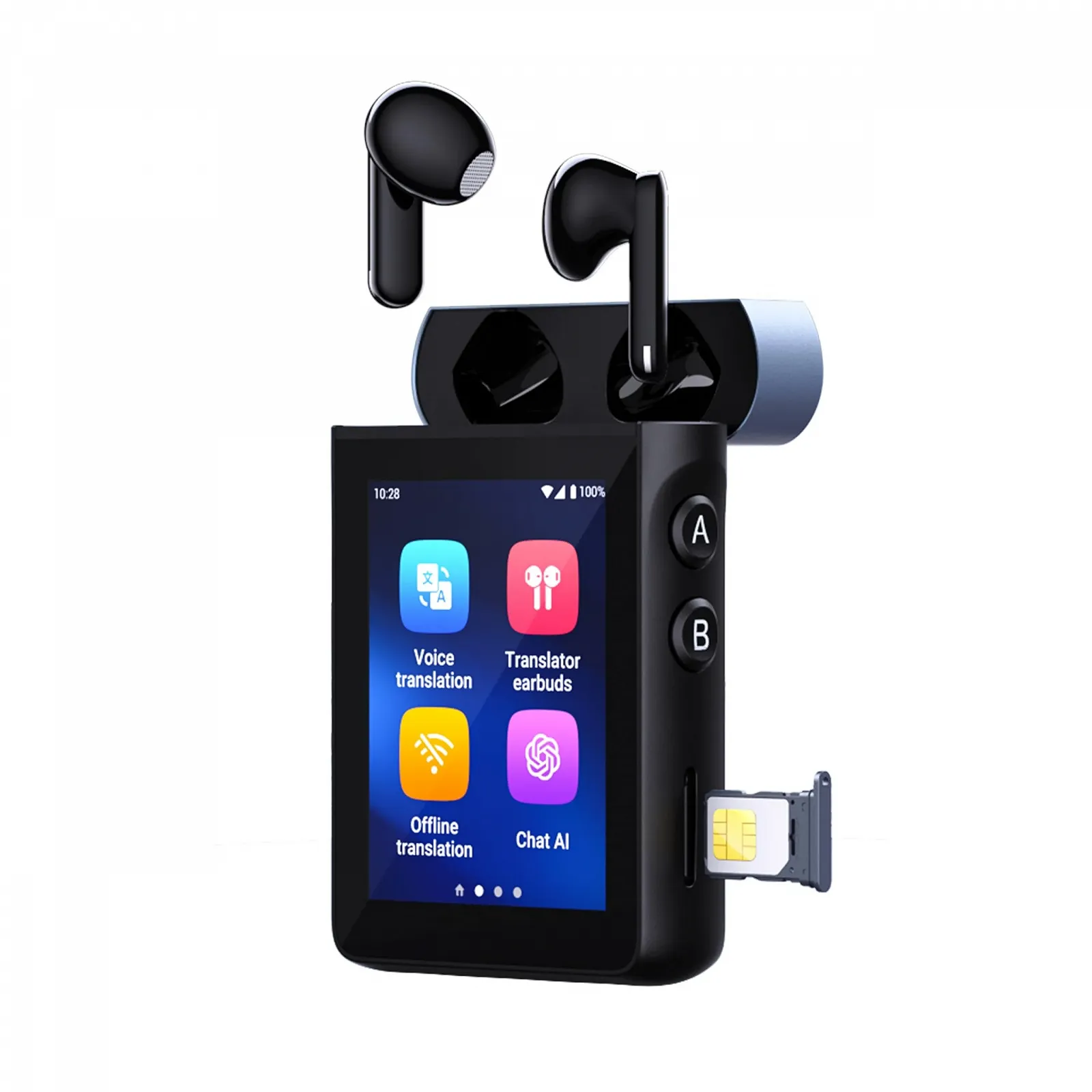 Наушники для перевода WiFi Black, фото №1 Наушники для перевода WiFi Black, фото №1