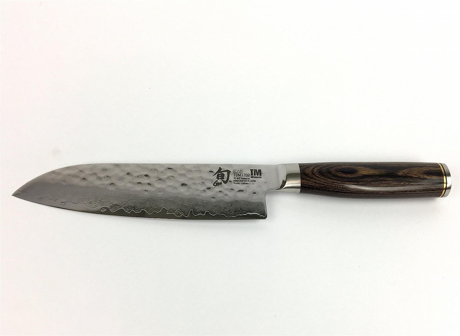 Набір ножів Santoku Kai Shun Premier Tim Mälzer TDM 1702 + Обробна дошка, фото №8