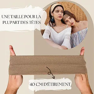 Повязка на голову Хлопчатобумажная 8 см synthetic.ua - Фото 1