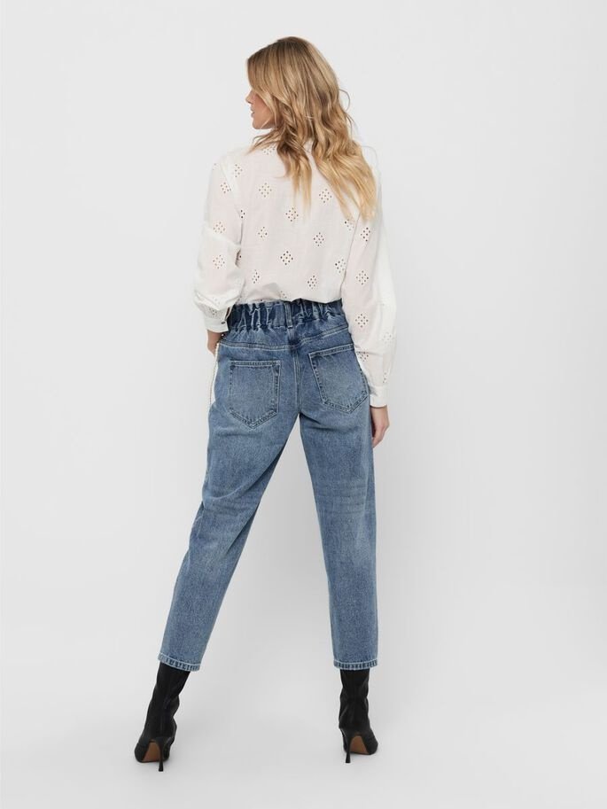 Джинсы ONLY LIFE HW MB CARROT DNM JEANS DOT 15223500 Medium Blue Denim XS, фото №4